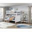 Bibliothèque moderne moderne à 3 tablettes, présentoir en bois durable