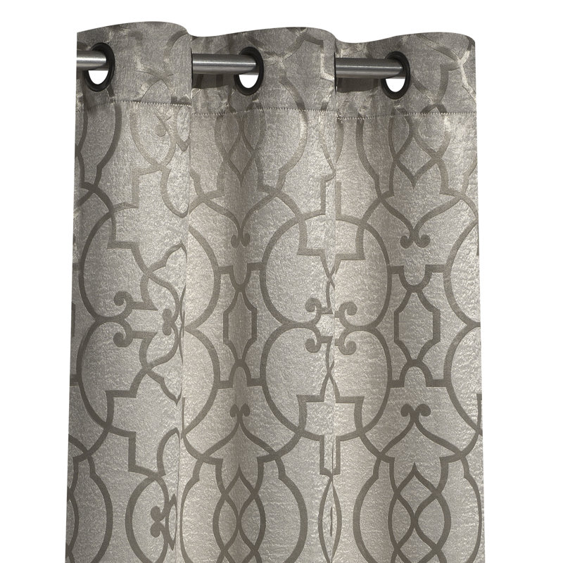 Manervia Blackout Curtain Pair, Linen/Taupe