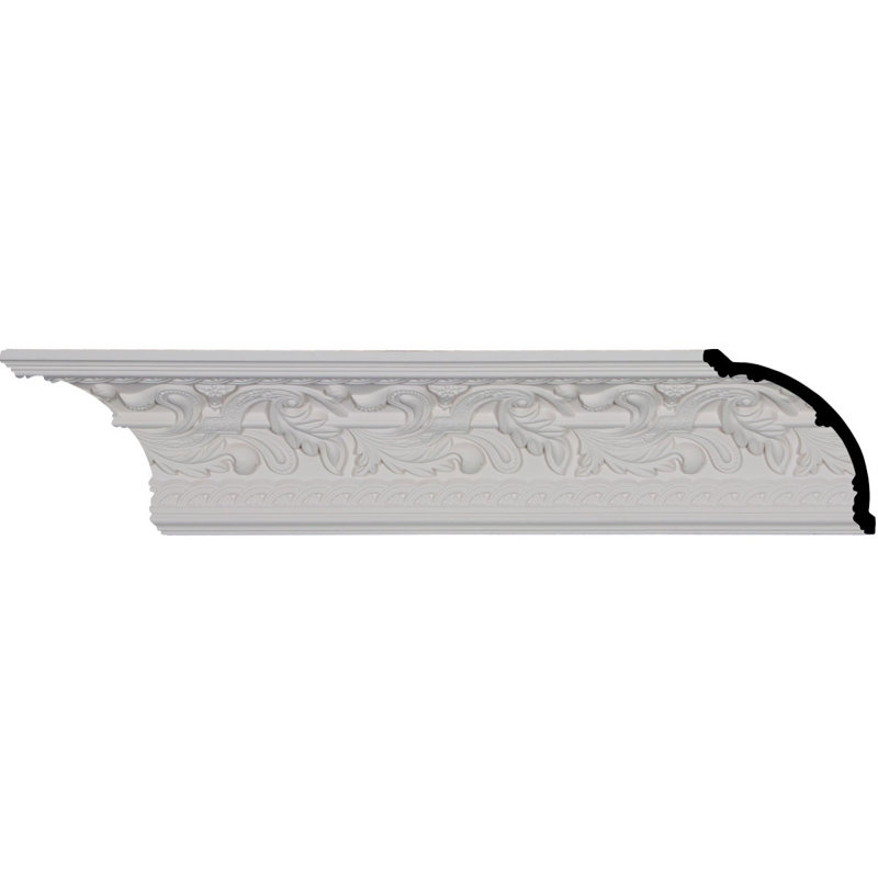 Kinsley 94.5" White Polyurethane Crown Moulding
