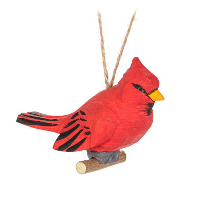 4.5'' Wood Animals Shatterproof Hanging Figurine Ornament