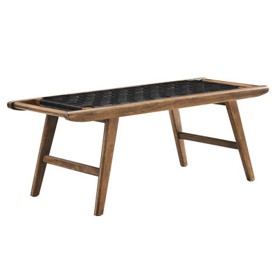 Banc en similicuir 47 po Saoirse