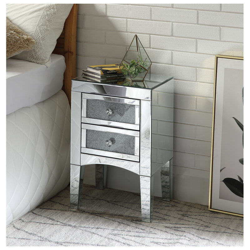 Table d'appoint en miroir Noralie