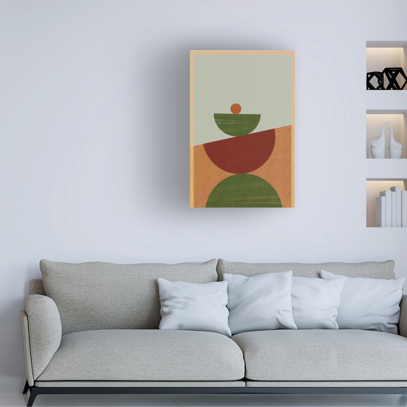 Art contemporain sur toile Nilesh Kulkarni, H 19 po x l 12 po