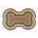 Tapis olive / bourgogne / gris Dogbone