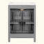 Ensemble de meuble-lavabo de salle de bain avec lavabo en céramique, meuble-lavabo compact et luxueux, 2 portes à fermeture douce