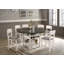 2Pc Transitional Upholstered Counter Height Dining Chair Bar Stools Wooden Furniture-2103346085