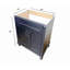 Base de meuble-lavabo simple en bois 24 po - Noir mat 