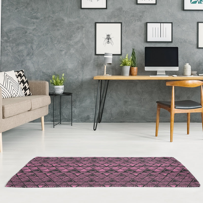 Chenille Geometric Indoor Rug, Rectangle 3' x 5'