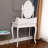 Hoglund Vanity with Mirror and Seat-693869493