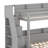 Twin Over Full Bunk Bed Frame With Trundle & Storage Staircase, Wood Platform Bed With Storage Shelves & Guardrail & Charging Station-1589341441