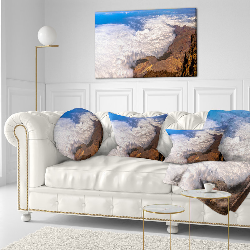 Coussin lombaire panoramique seascape teide view