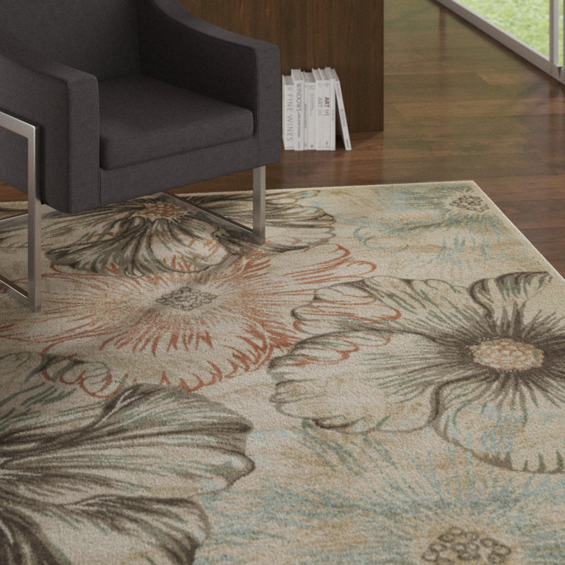 Tapis crème Vallejo, Rectangle 3 pi 3 po x 4 pi 11 po
