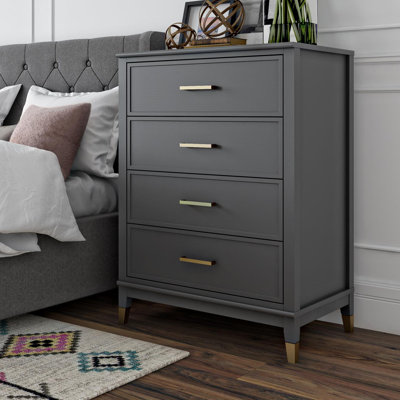 75 cm W Chest of 4 Drawers