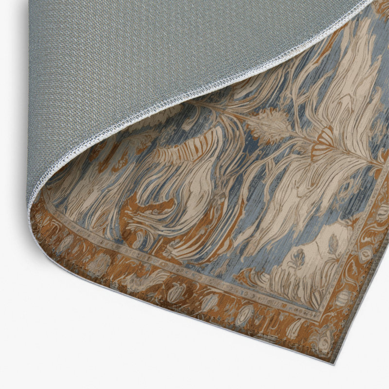 Tapis d'intérieur et d'extérieur gris Persian, Rectangulaire 2 pi x 3 pi