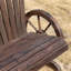 Wooden Love Seat