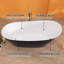 Baignoire autoportante autoportante en acrylique autoportante 59 po-92368695