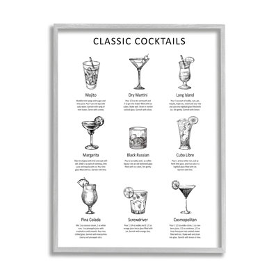 Tablette de cuisine classique avec cocktail mixte
