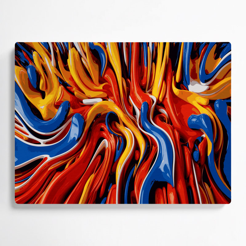 «Biomorphic Abstraction 74», art mural en métal brun, H 16 po x l 20 po