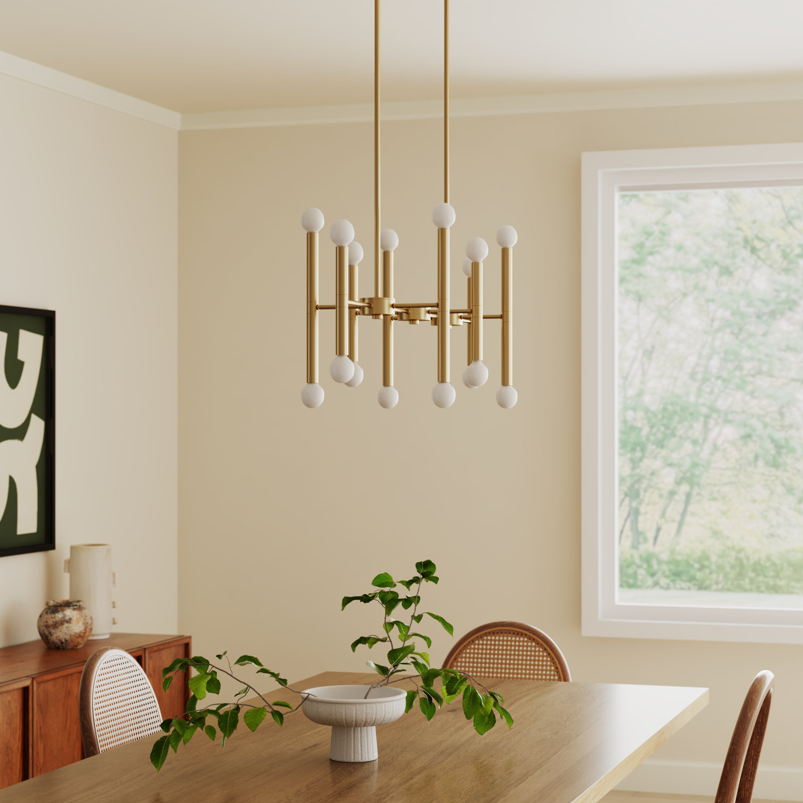 Jamir 16-Light Chandelier, Gold