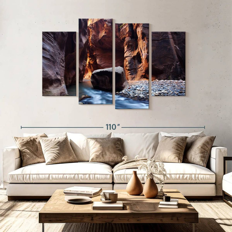 Alvord Zion Narrows, H 54 po x l 84 po
