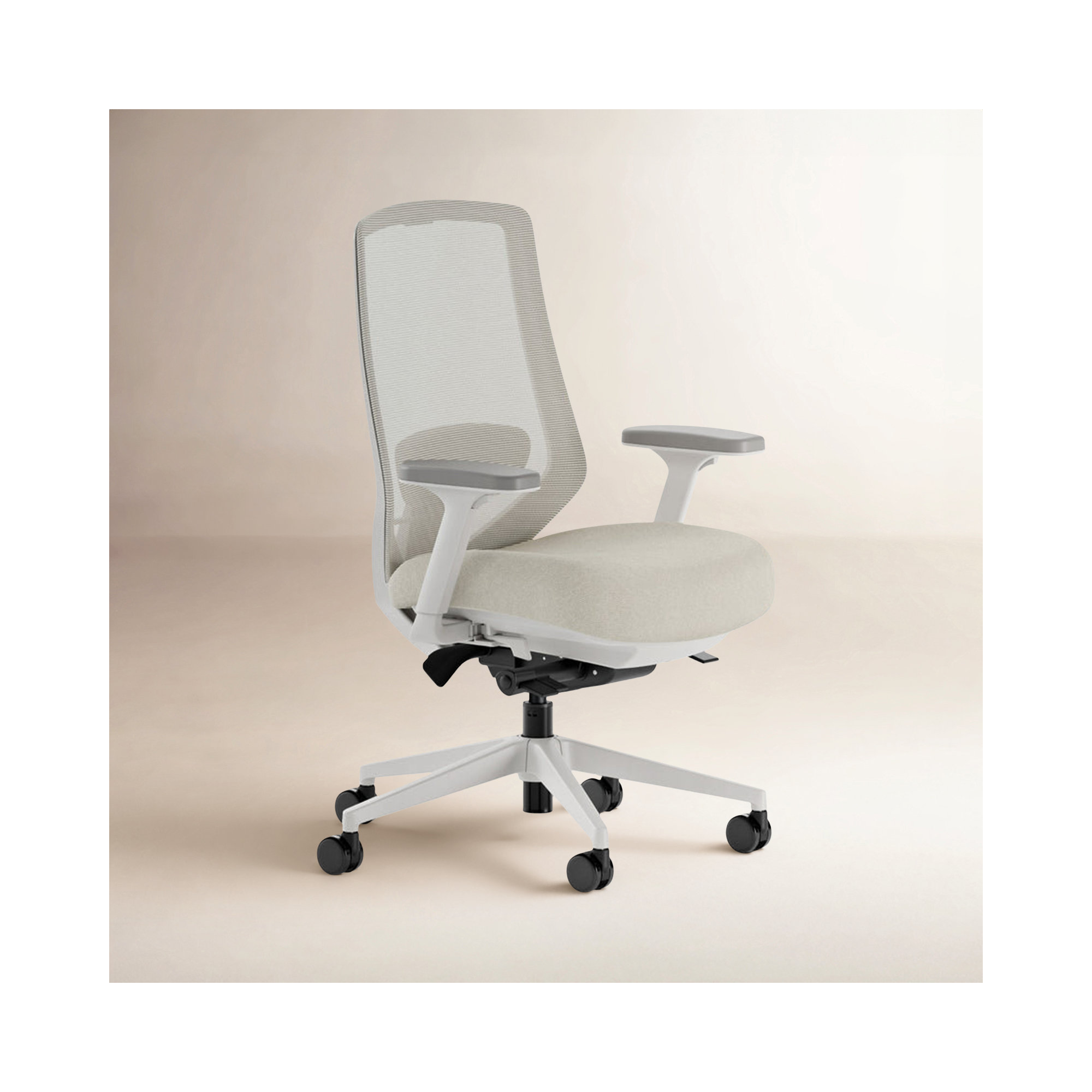 Ergonomic Chair Pro - Fabric, Shore, White