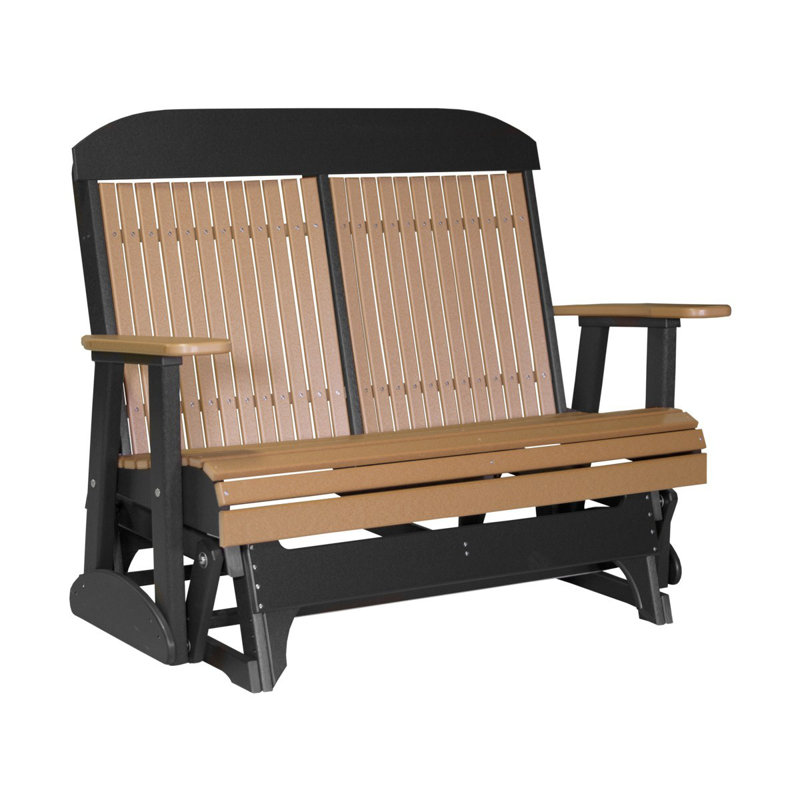 Banc coulissant classique Kellerstrass, Cèdre/noir