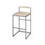 Bradbury Leather Bar Stool, Cream-588015851
