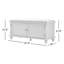 Banc de rangement avec armoire en velours Lechner-23571719