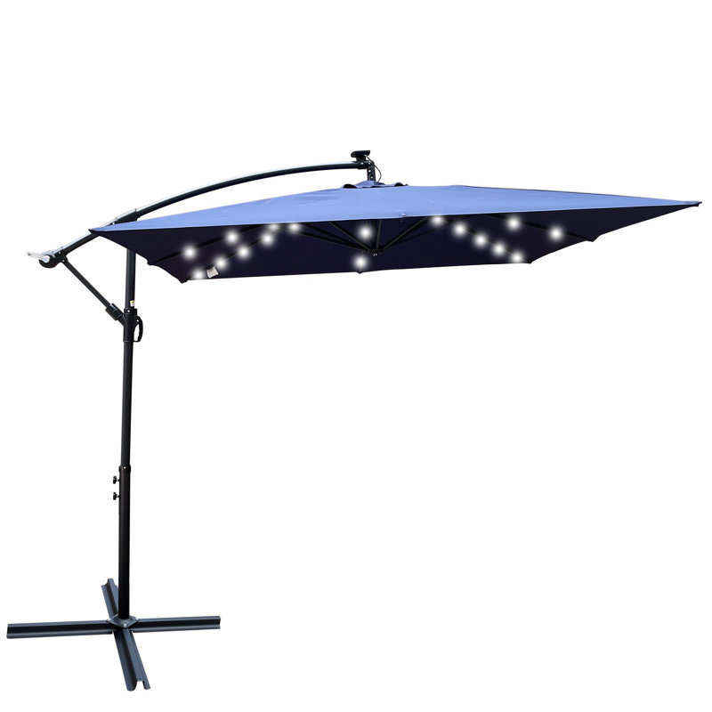 Parasol carré carré pour l'extérieur, Marine