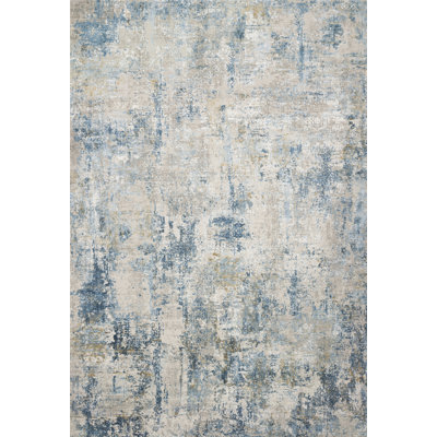Tapis décoratif grise abstraite Jeffrey