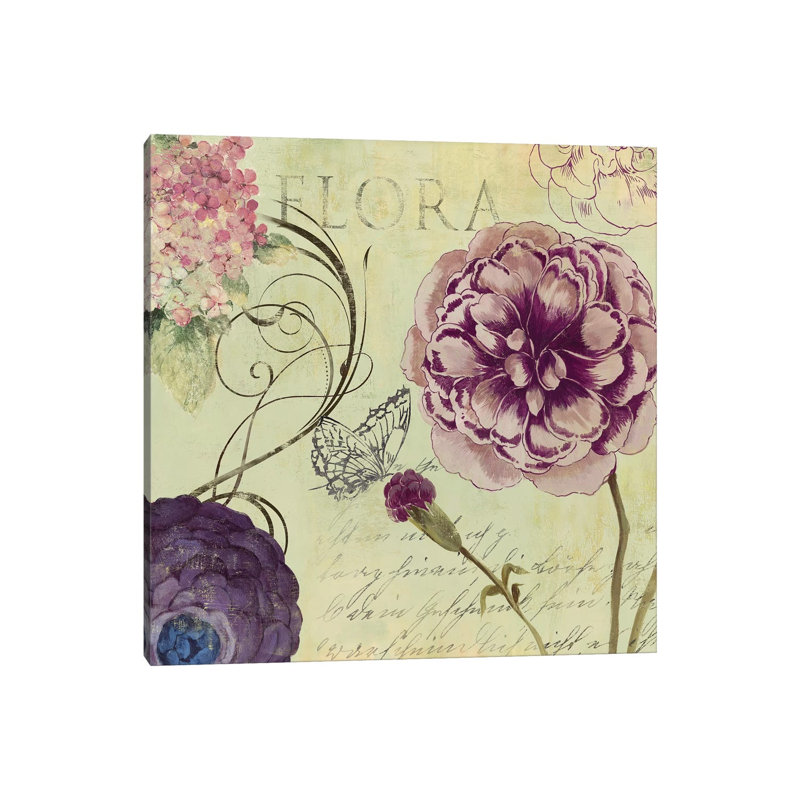 Flora by Aimee Wilson - Wrapped Canvas Print, 93.98 cm H x 93.98 cm W x 3.175 cm D