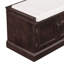 Banc de rangement avec 2 tiroirs et 2 armoires, banc à chaussures avec coussin amovible pour le salon, vestibule-1946717606