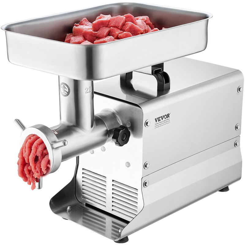 VEVOR Stainless Steel Electric Commercial Meat Grinder with Sausage Maker