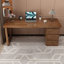 Nut-brown Rectangular Solid Wood desks