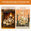 Tribeca 42cm W Metal Log Rack