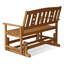 Arianna Rubberwood Outdoor Glider