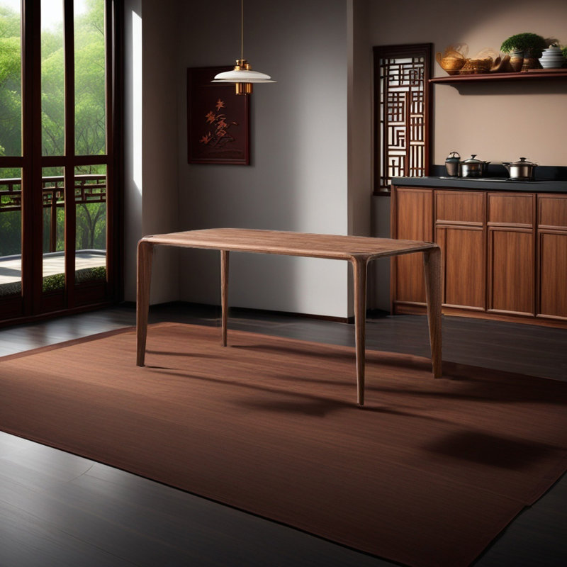 Elegant and functional dining table, 29.52"H x 55.11"L x 31.49"W