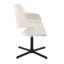 Fauteuil pivotant large de 27,5 po Jannemarie-805227336