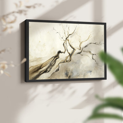 Twisted Branches -Framed Print - Restickable