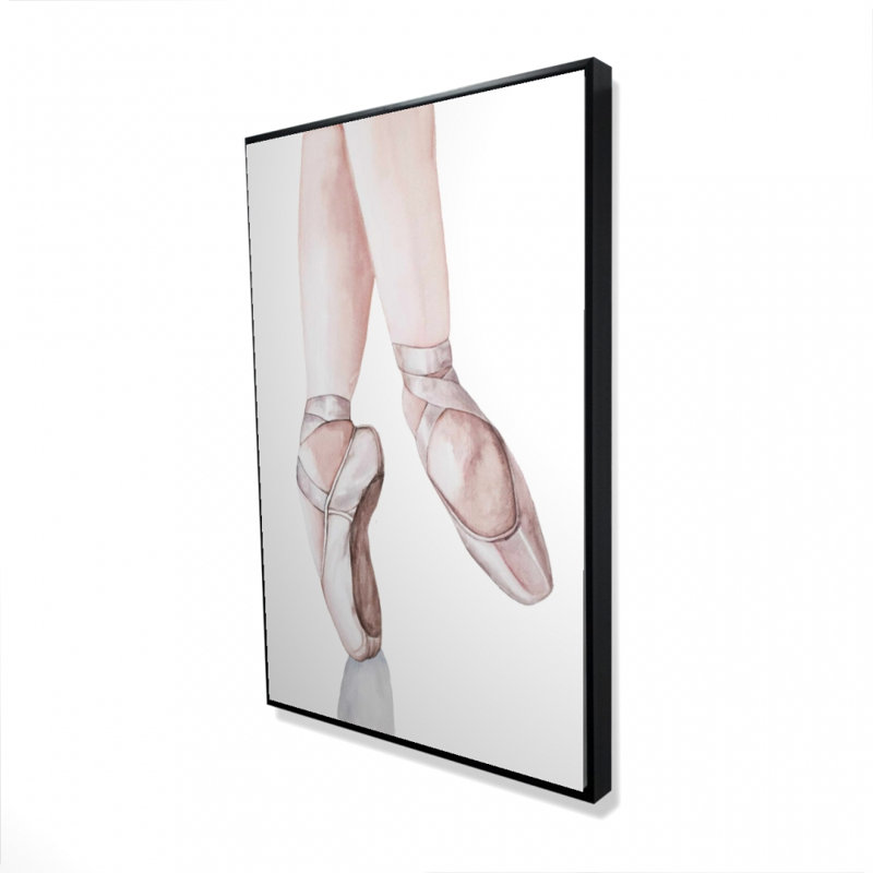 "Pieds de ballerine" sur toile