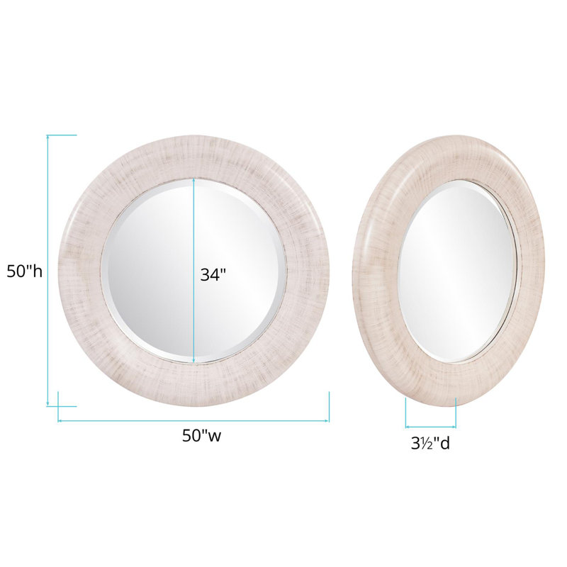 Jareth1 Round Beveled Mirror