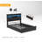 Full Storage Bed with 4 Drawers, LED & Charging Station, Headboard with Shelf, No Box Spring, Black-239838862