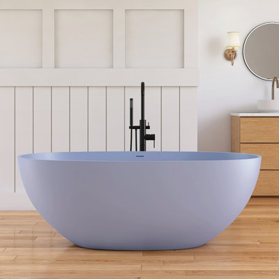 Forma 61" Solid Surface Soaking Bathtub