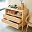 Vitrine multifonctionnelle couleur bois