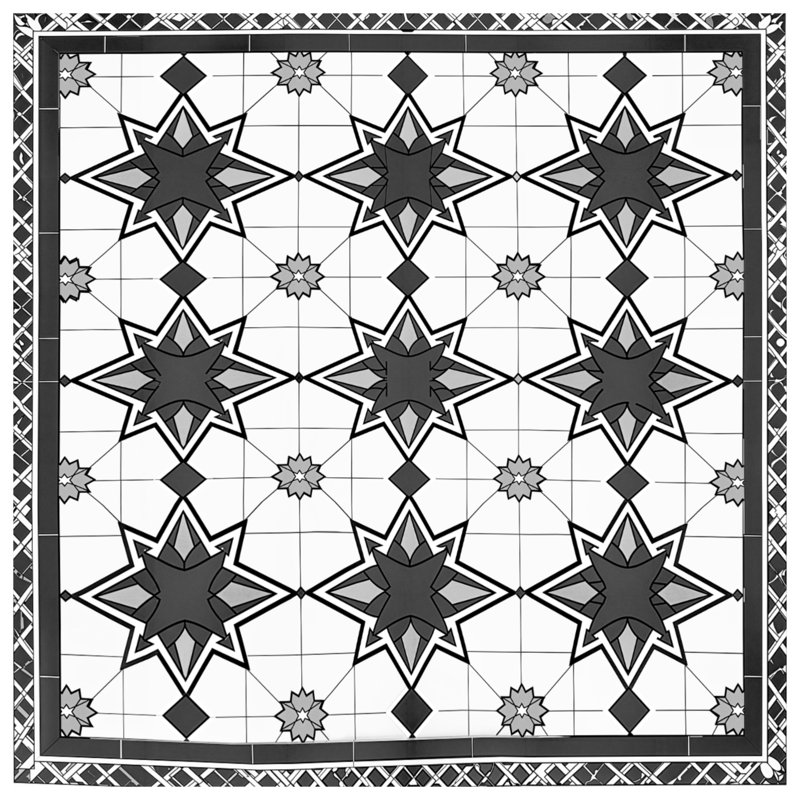 Housses de couette noires et blanches, Lit simple