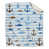 Bleu clair / brun moyen