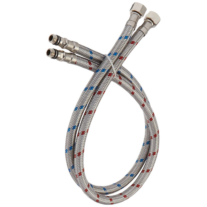 24" Length Braided Stainless Steel Faucet Connector