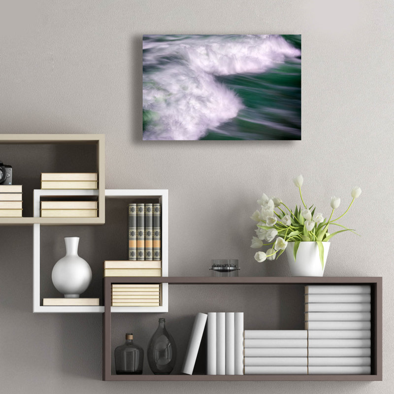 Art mural en verre Ivy Bronx «The Kootenai River» par Rick Berk, H 16 po x l 24 po x P 0,2 po