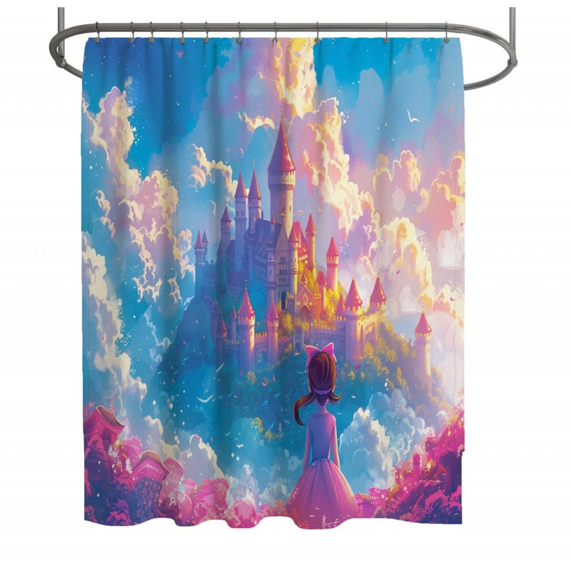 Argomaniz Shower Curtain, 93" H x 70" W