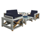 Jupiter Outdoor 4 - Piece Conversation Set